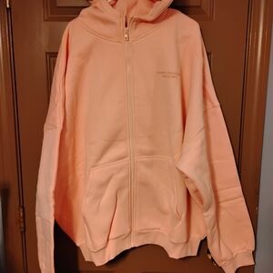 Peach Hoodie Sweater